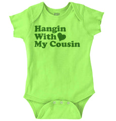 Hangin With Cousin Romper Bodysuit-Direct To Garment Print-Brisco Baby