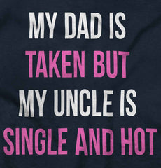 Dad Taken Uncle Sing Ringer Romper Bodysuit-Direct To Garment Print-Brisco Baby