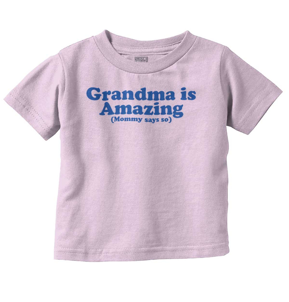 Grandma Amazing Infant Toddler T Shirt-Direct To Garment Print-Brisco Baby
