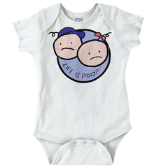 Boy and Girl Logo Romper Bodysuit-Direct To Garment Print-Brisco Baby