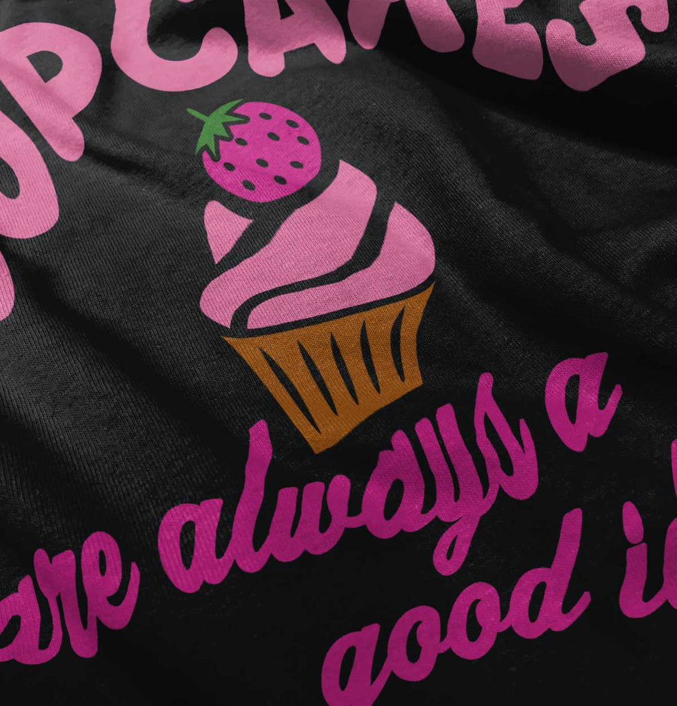 Cupcakes Infant Toddler T Shirt-Direct To Garment Print-Brisco Baby