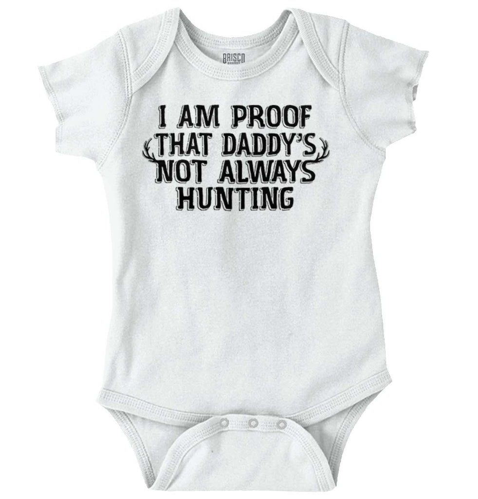 Not Always Hunting Romper Bodysuit-Direct To Garment Print-Brisco Baby