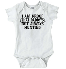 Not Always Hunting Romper Bodysuit-Direct To Garment Print-Brisco Baby