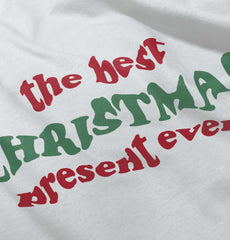 Best Christmas Present Infant Baby Bib-Direct To Garment Print-Brisco Baby