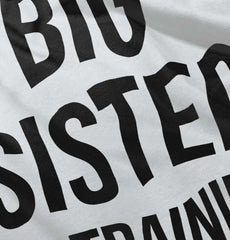 Big Sister In Training Infant Toddler T Shirt-Direct To Garment Print-Brisco Baby