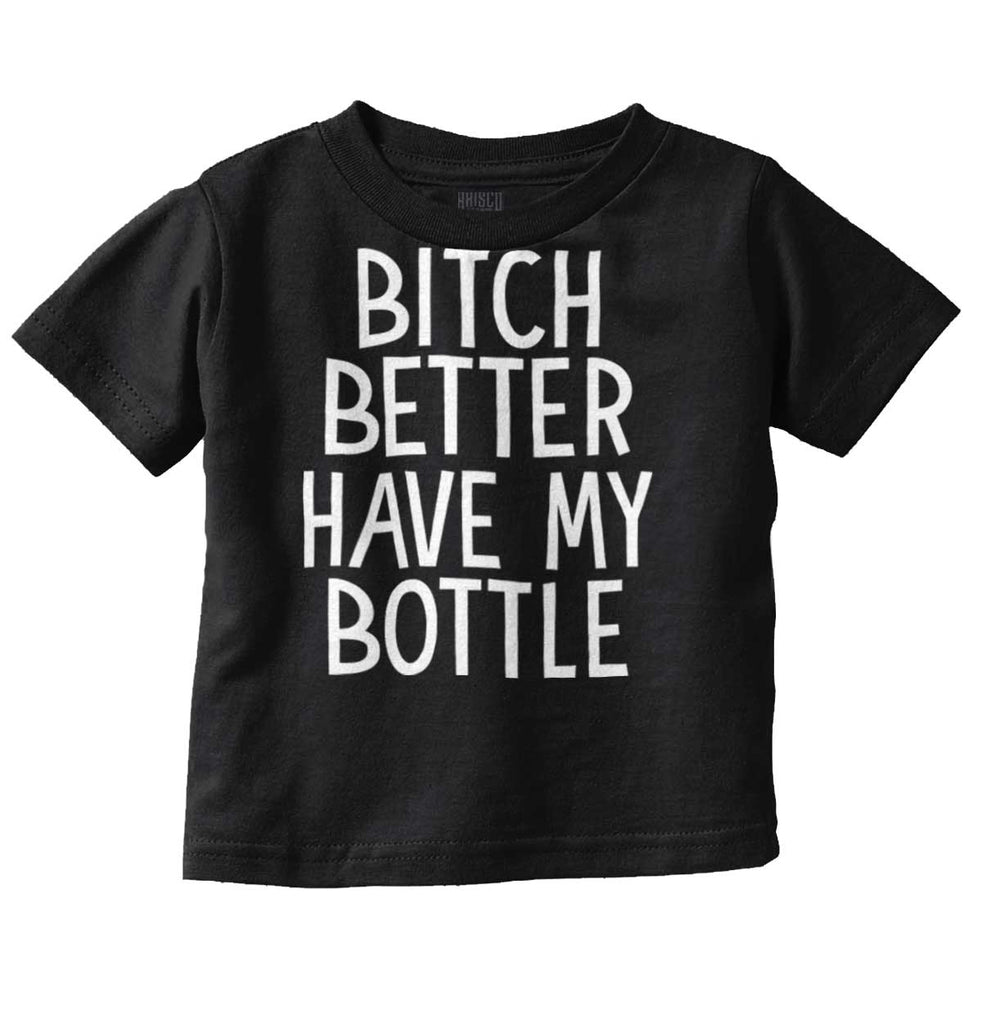 My Bottle Infant Toddler T Shirt-Direct To Garment Print-Brisco Baby