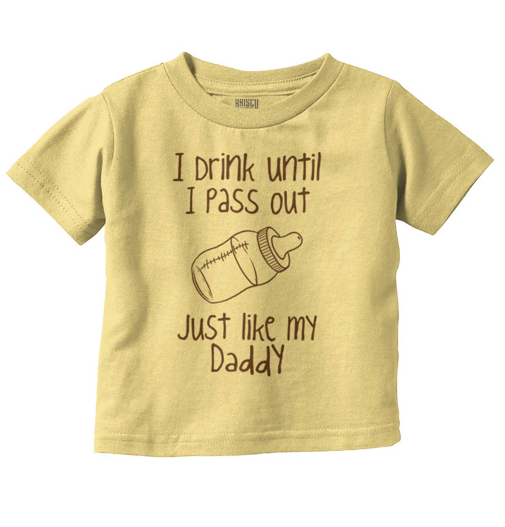 Like My Daddy Infant Toddler T Shirt-Direct To Garment Print-Brisco Baby