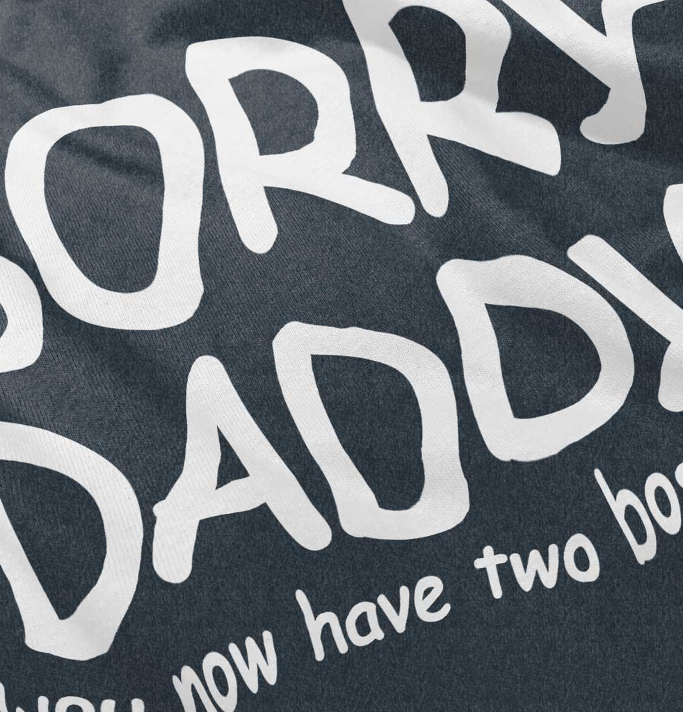Sorry Daddy Football Romper Bodysuit-Direct To Garment Print-Brisco Baby