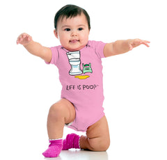 Potty Train Romper Bodysuit-Direct To Garment Print-Brisco Baby
