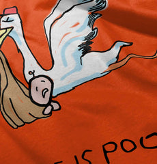 Stork Infant Toddler T Shirt-Direct To Garment Print-Brisco Baby