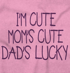Dad's Lucky Infant Toddler T Shirt-Direct To Garment Print-Brisco Baby