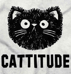 Cattitude Infant Toddler T Shirt-Direct To Garment Print-Brisco Baby