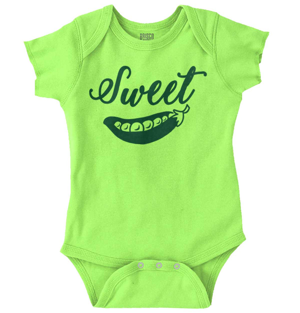 Sweet Pea Romper Bodysuit-Direct To Garment Print-Brisco Baby