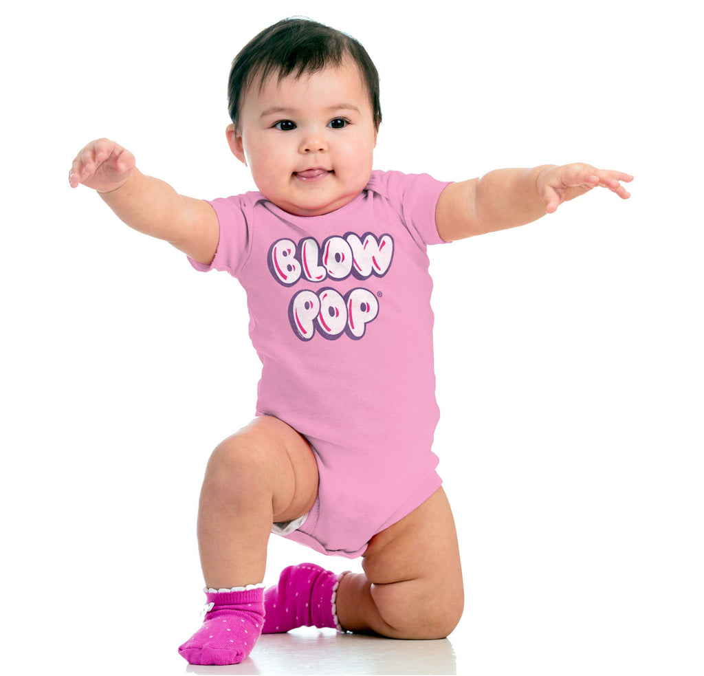 Vintage Blow Pop Romper Bodysuit-Direct To Garment Print-Brisco Baby