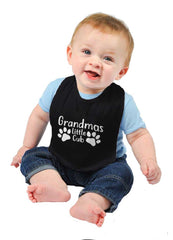 Granmda's Little Cub Infant Baby Bib-Direct To Garment Print-Brisco Baby