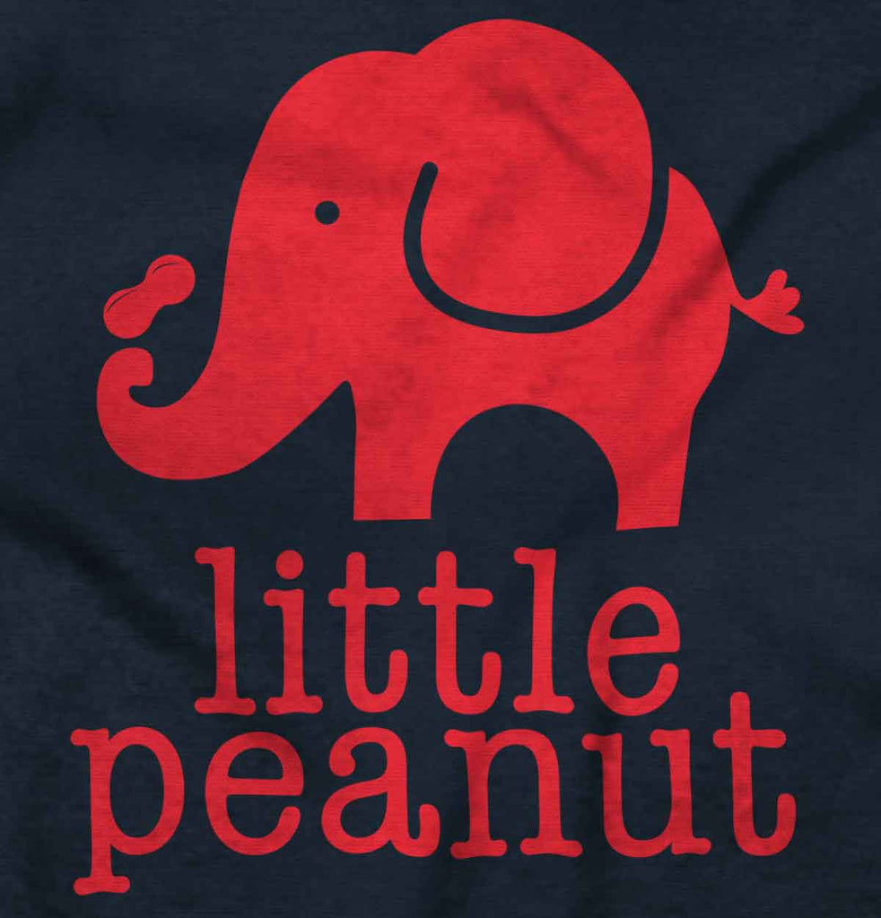 Elephant Peanut Baby Ruffled Trim Romper-Direct To Garment Print-Brisco Baby