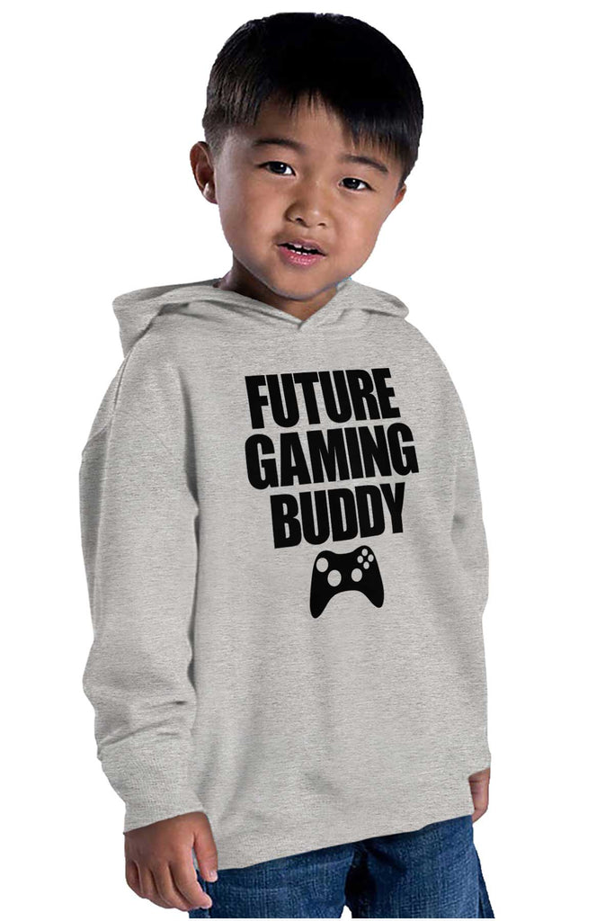 Future Gaming Buddy Toddler Pullover Hoodie-Direct To Garment Print-Brisco Baby