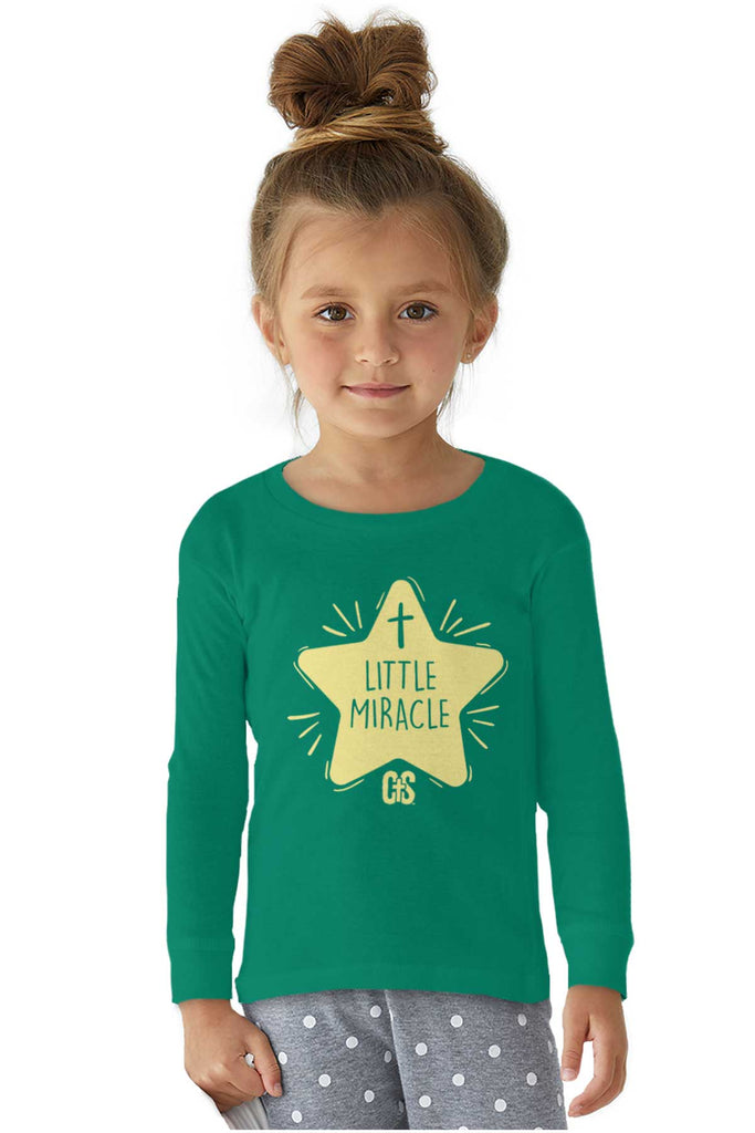 Little Miracle Solid Baby Pajama Top-Direct To Garment Print-Brisco Baby