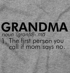 Grandma Defined Infant Toddler T Shirt-Direct To Garment Print-Brisco Baby
