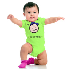 Boy Logo Romper Bodysuit-Direct To Garment Print-Brisco Baby