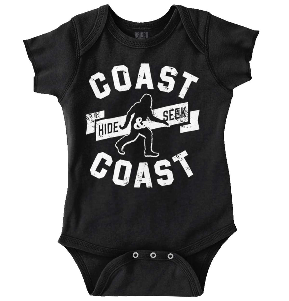 Coast To Coast Romper Bodysuit-Direct To Garment Print-Brisco Baby