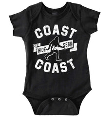 Coast To Coast Romper Bodysuit-Direct To Garment Print-Brisco Baby