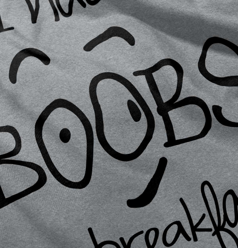 I Had Boobs Romper Bodysuit-Direct To Garment Print-Brisco Baby