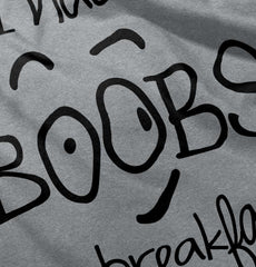 I Had Boobs Romper Bodysuit-Direct To Garment Print-Brisco Baby