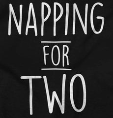Napping For Two Maternity T-Shirt-Direct To Garment Print-Brisco Baby