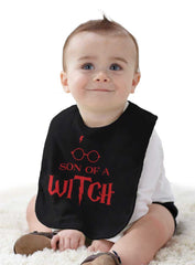 Son Of A Witch Infant Baby Bib-Direct To Garment Print-Brisco Baby