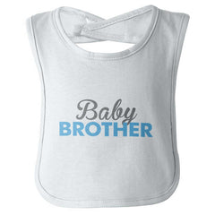 Baby Brother Infant Baby Bib-Direct To Garment Print-Brisco Baby
