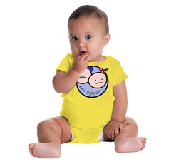 Boy and Girl Logo Romper Bodysuit-Direct To Garment Print-Brisco Baby