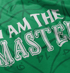 I Am The Master Dungeons Gamer Romper Bodysuit-Direct To Garment Print-Brisco Baby