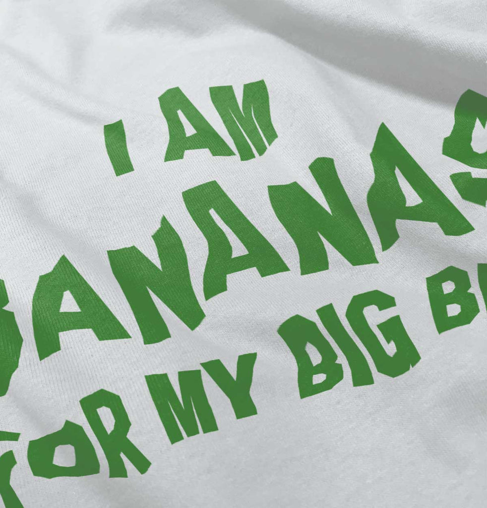 I Am Bananas For My Big Bro Romper Bodysuit-Direct To Garment Print-Brisco Baby