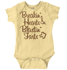 Blastin Farts Romper Bodysuit-Direct To Garment Print-Brisco Baby