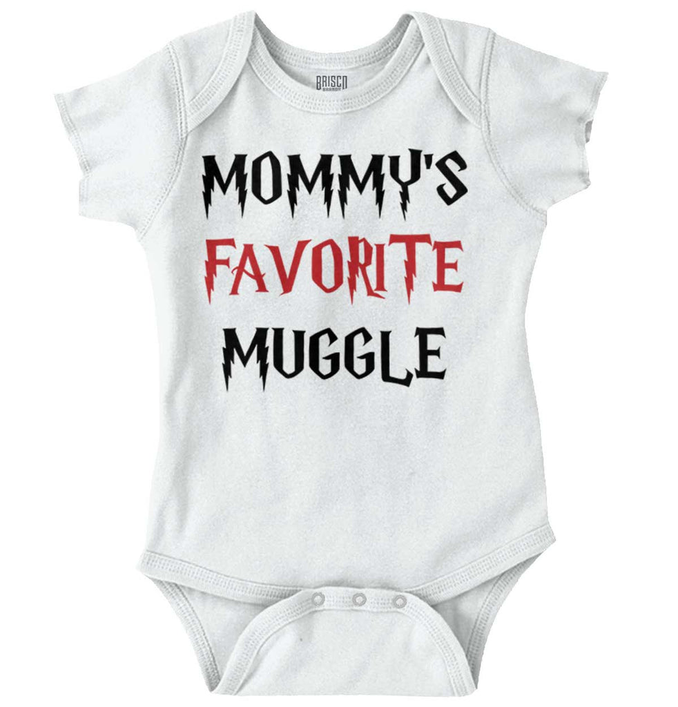 Mommy's Favorite Muggle Romper Bodysuit-Direct To Garment Print-Brisco Baby