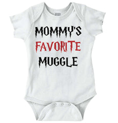 Mommy's Favorite Muggle Romper Bodysuit-Direct To Garment Print-Brisco Baby