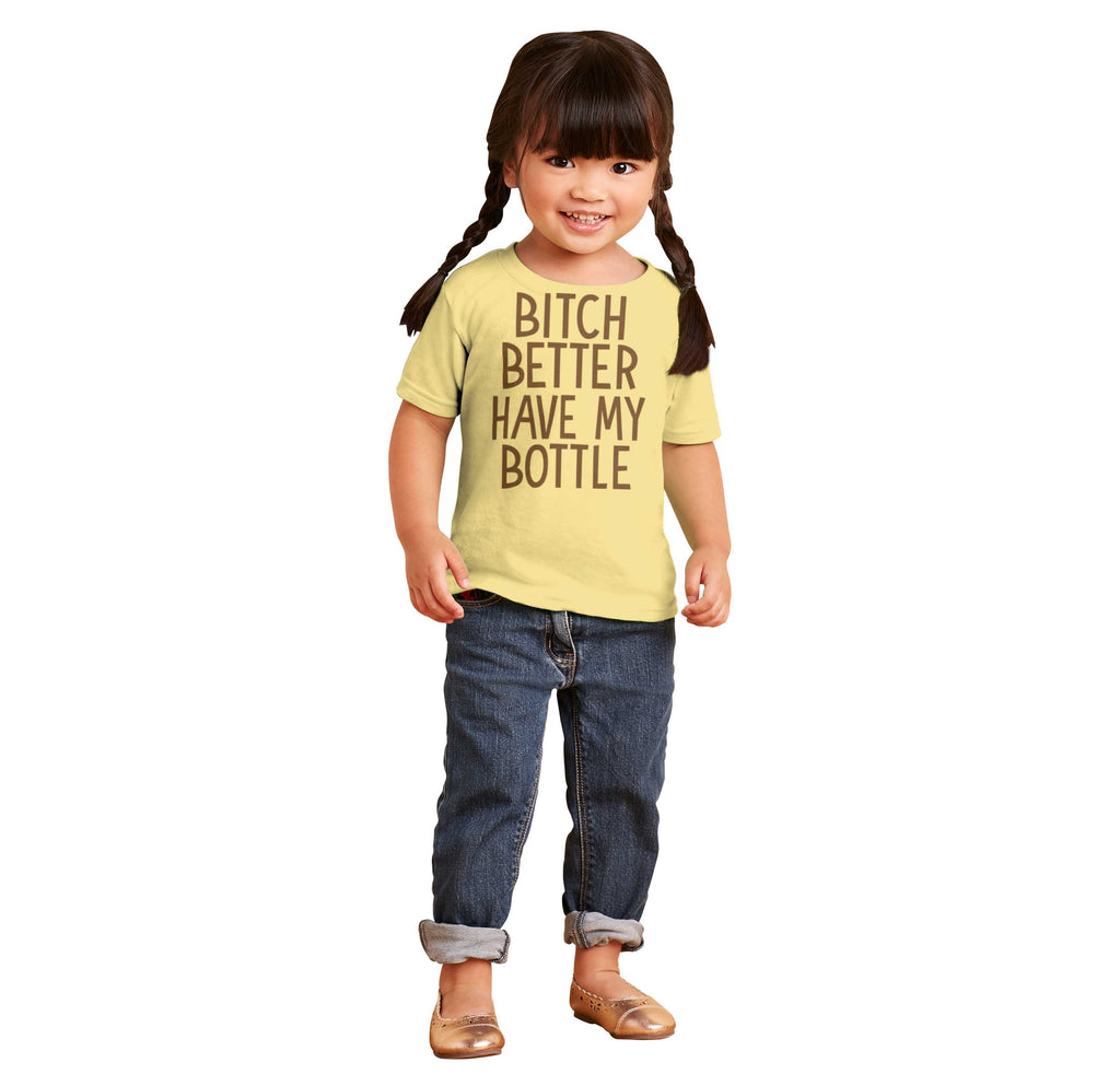 My Bottle Infant Toddler T Shirt-Direct To Garment Print-Brisco Baby