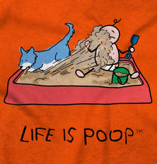 Dog Sandbox Infant Toddler T Shirt-Direct To Garment Print-Brisco Baby