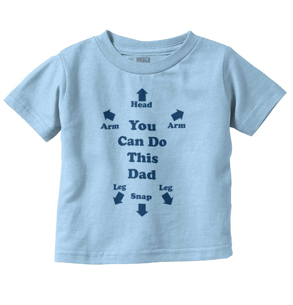You Can Do This Infant Toddler T Shirt-Direct To Garment Print-Brisco Baby