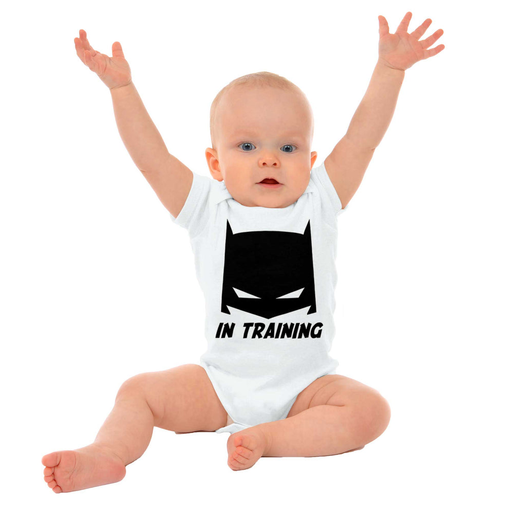 Batbaby In Training Romper Bodysuit-Misc-Brisco Baby