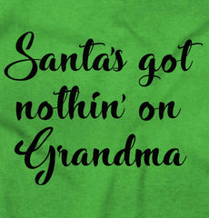 Nothin' On Grandma Infant Toddler T Shirt-Direct To Garment Print-Brisco Baby