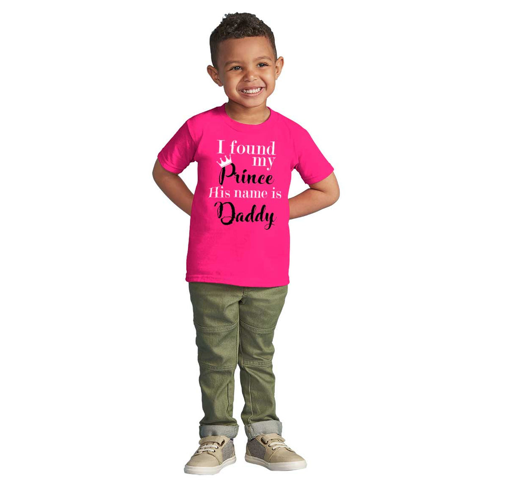 Prince Daddy Infant Toddler T Shirt-Direct To Garment Print-Brisco Baby