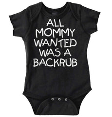 Backrub Romper Bodysuit-Direct To Garment Print-Brisco Baby