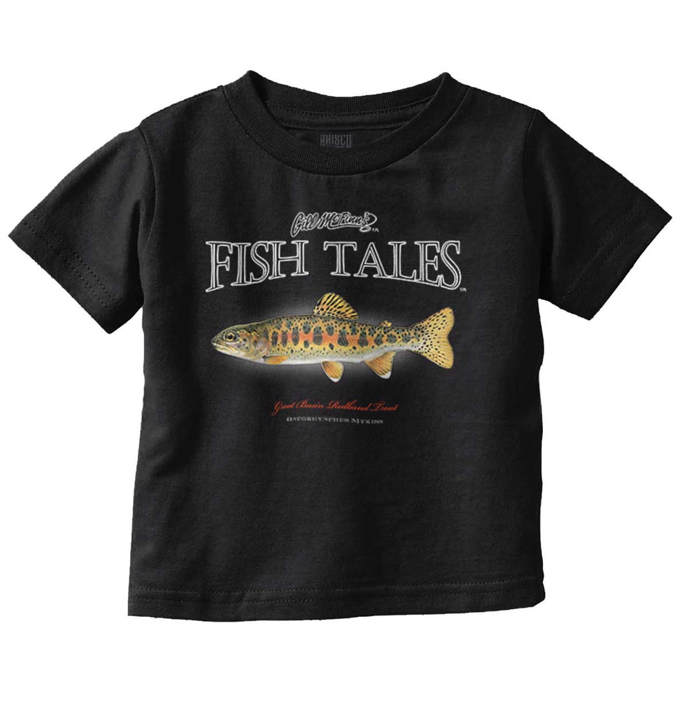 Klamath Redband Trout Infant Toddler T Shirt-Direct To Garment Print-Brisco Baby