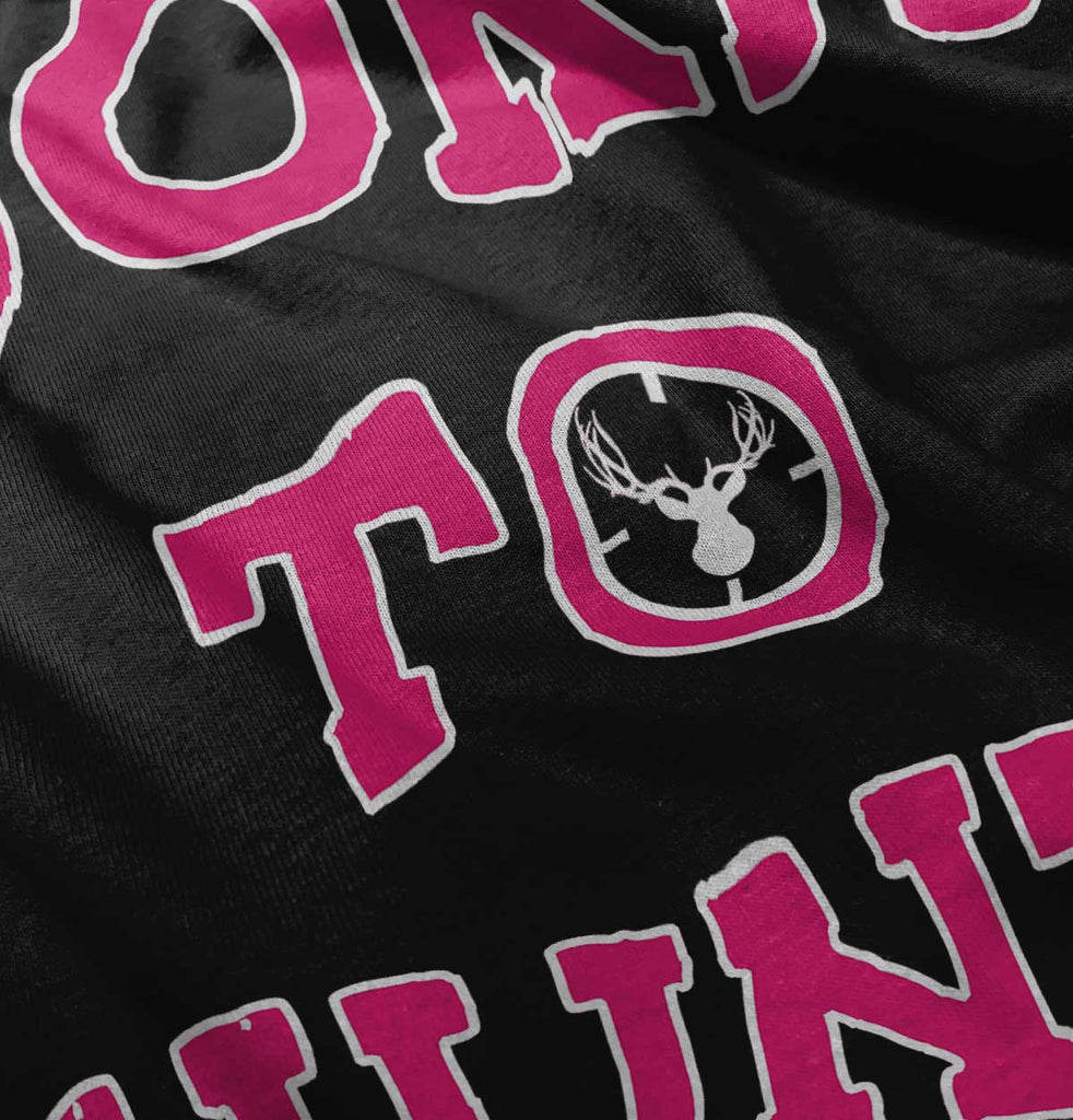 Cute Born To Hunt Deer Romper Bodysuit-Direct To Garment Print-Brisco Baby