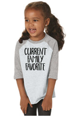 Family Favorite Toddler Baseball-Direct To Garment Print-Brisco Baby