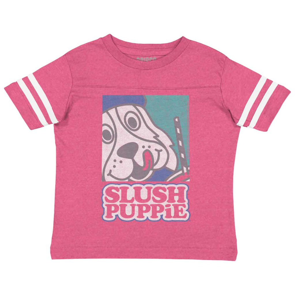 Slush Puppie Toddler Football Jersey Tee-Direct To Garment Print-Brisco Baby