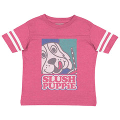 Slush Puppie Toddler Football Jersey Tee-Direct To Garment Print-Brisco Baby