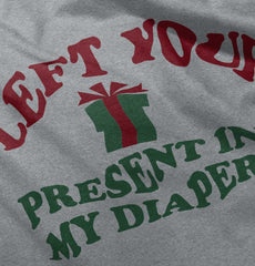 Present My Diaper Infant Toddler T Shirt-Direct To Garment Print-Brisco Baby